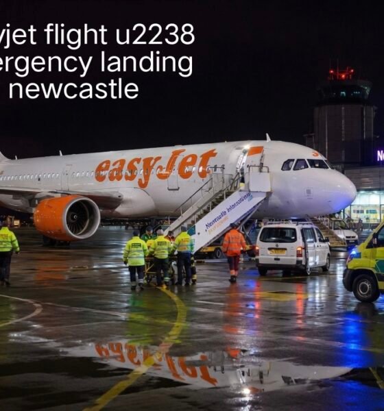easyjet flight u2238 emergency landing newcastle